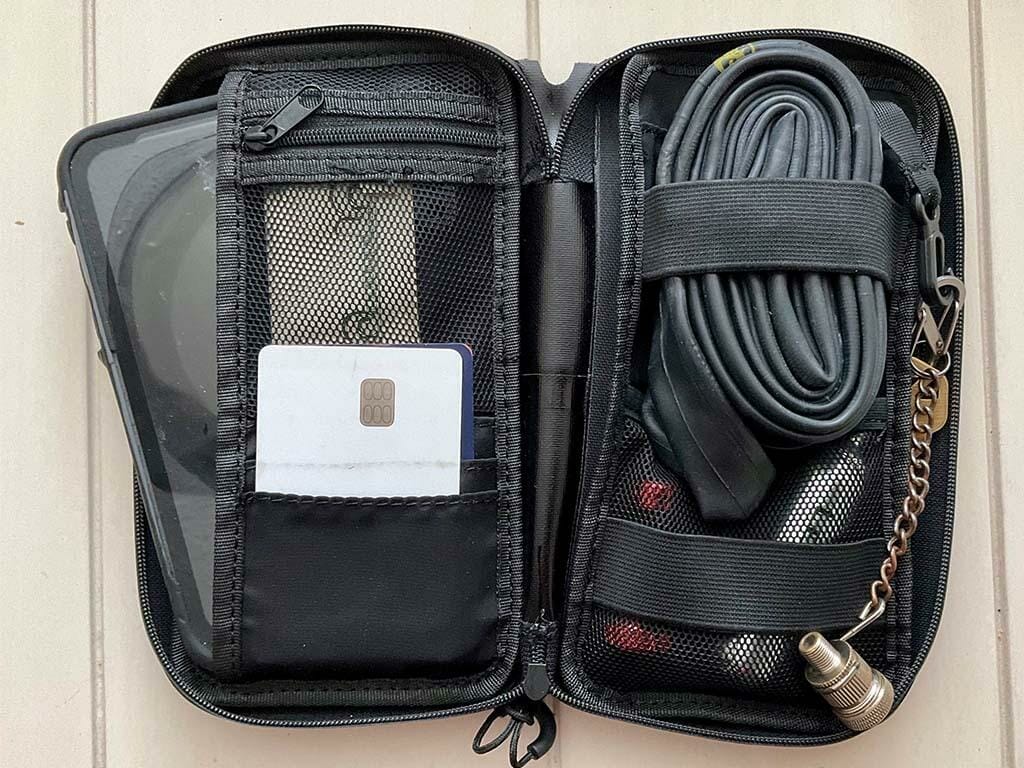 opened wallet viewing contents inside