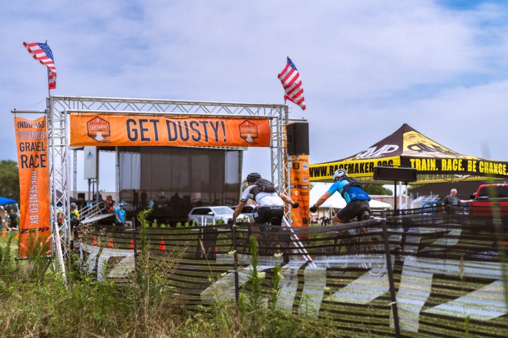 Dust bowl finish line