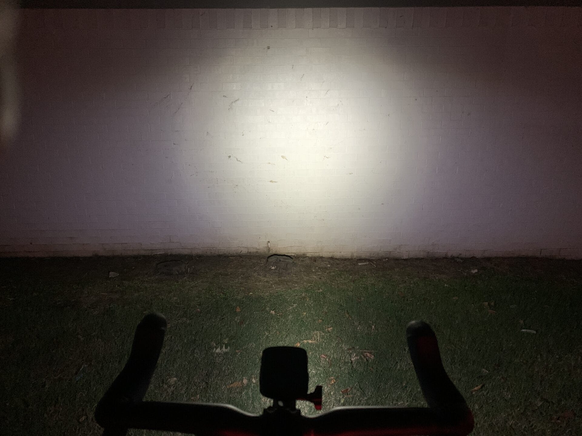 allty 1200U shining on a wall