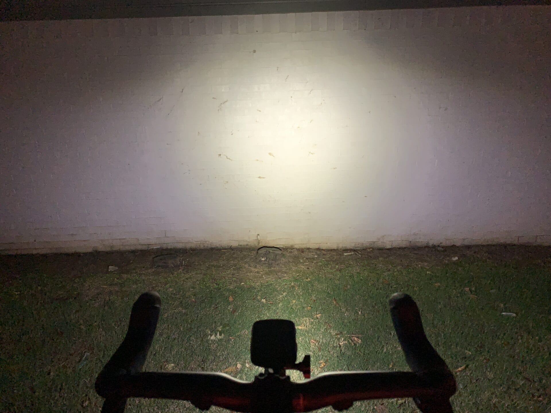 allty 1200U shining on a wall