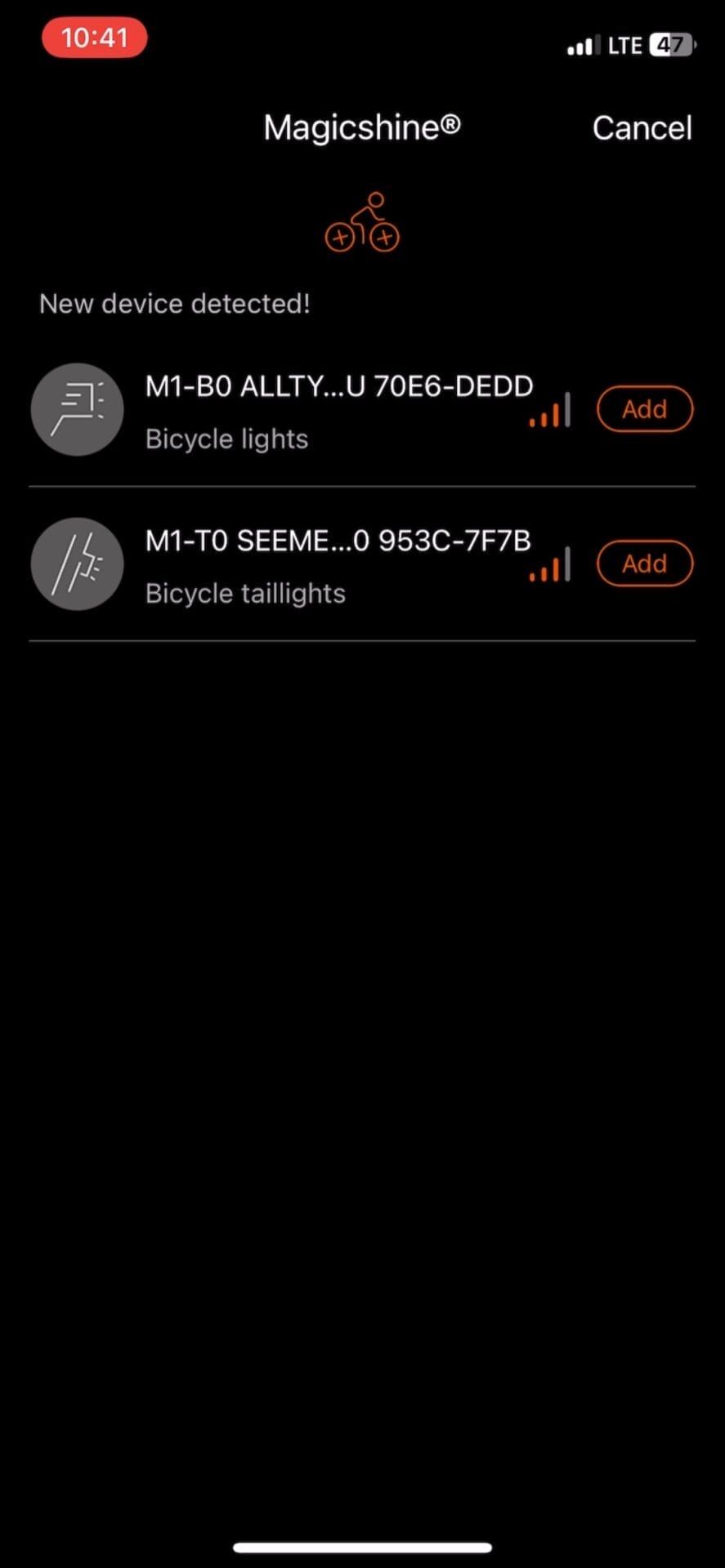 Add light to the phone app