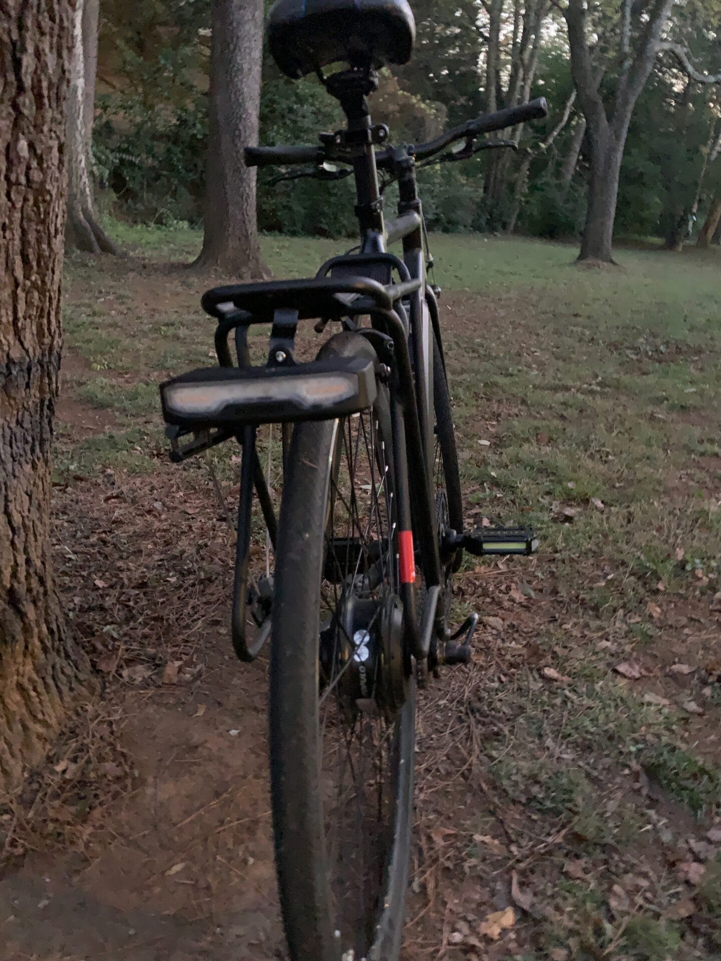 light mounted on rack