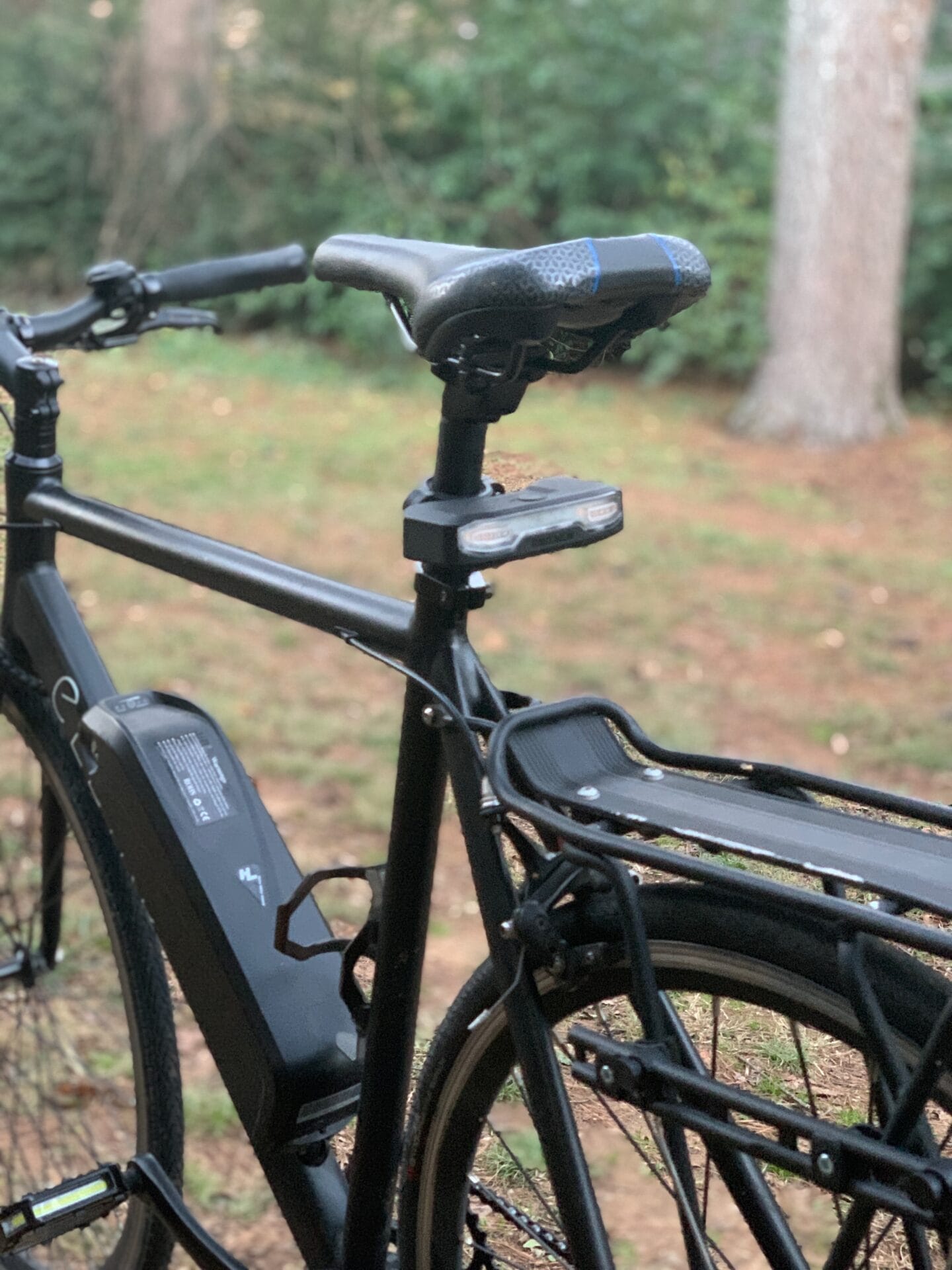 light mounted to bike