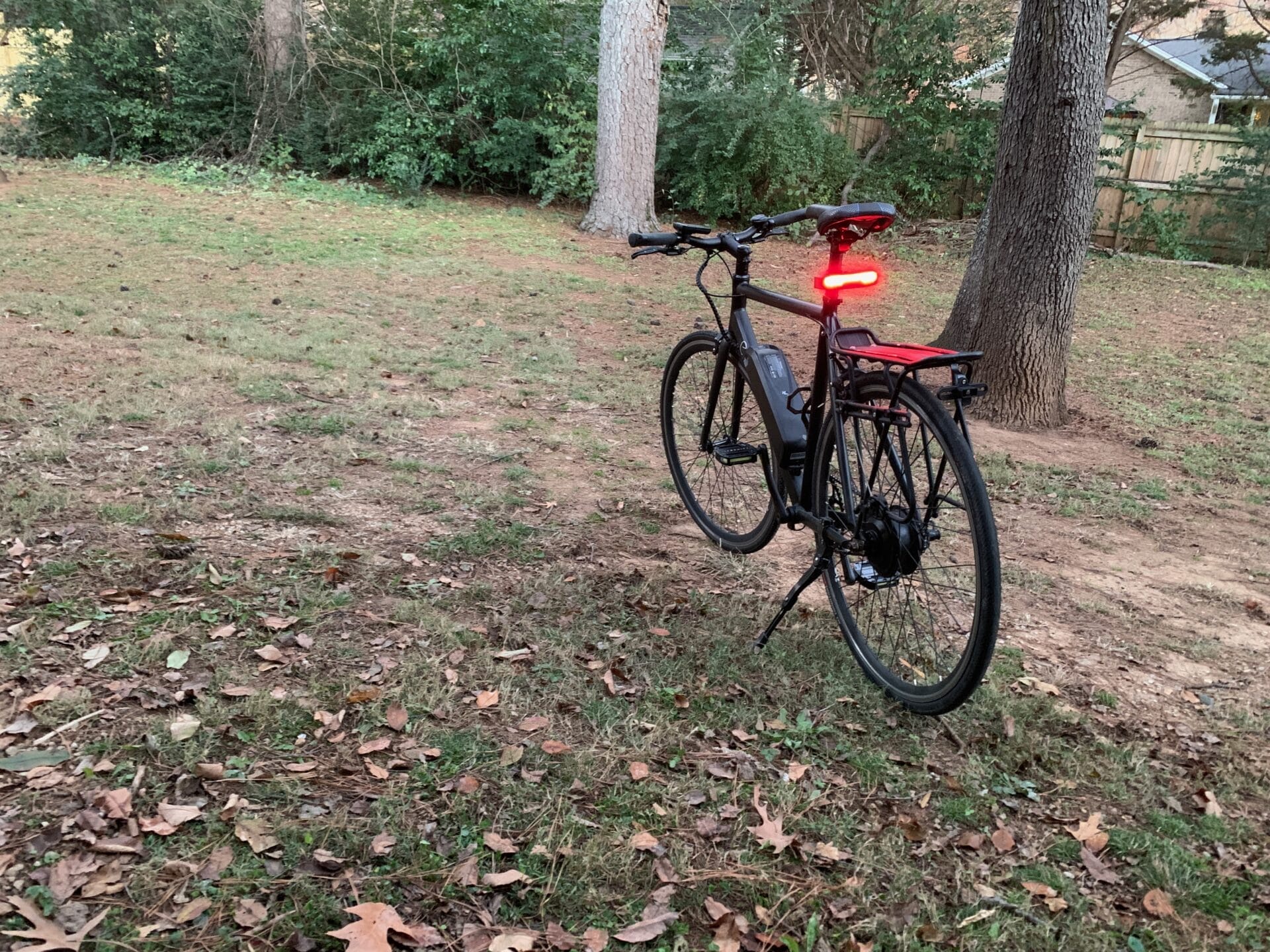 light mounted to seat post