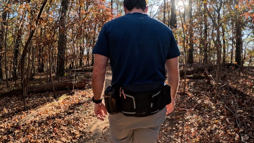 JayLo Hiking with the Fidlock Hip Belt 1