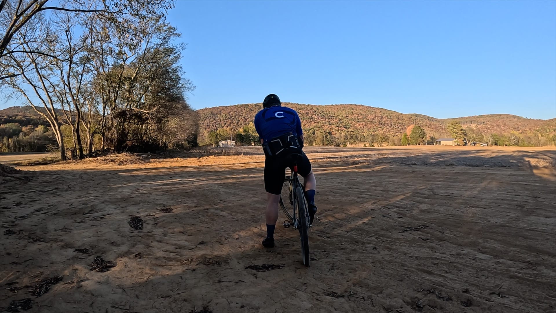 JayLo on the bike with the Fidlock Hip Belt 2