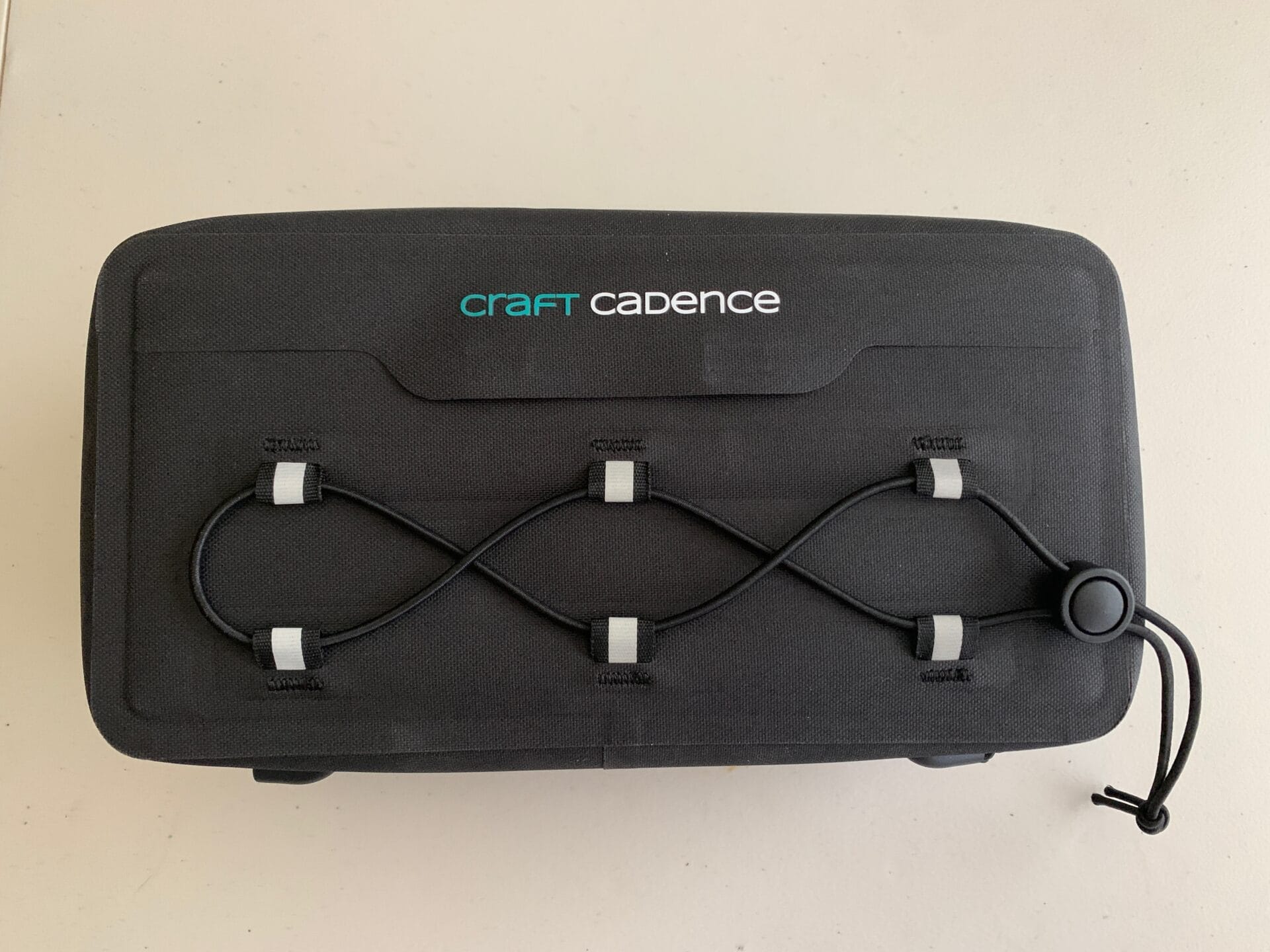 front of handlebar bag