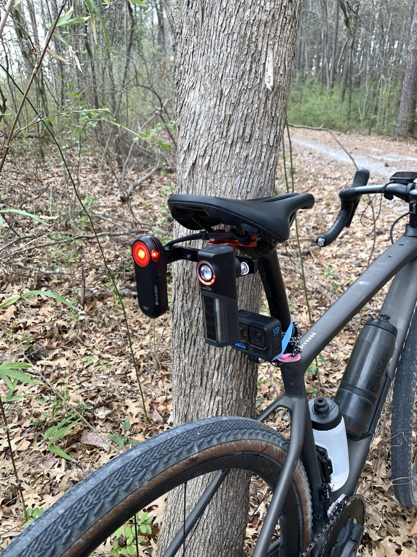 Devices Mounted to Saddle rail