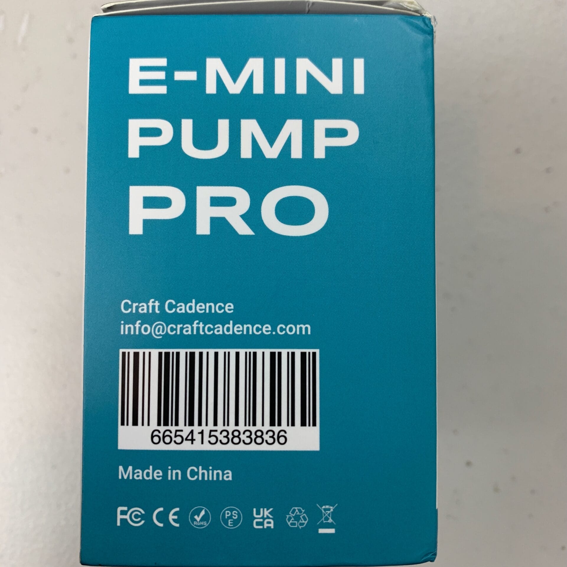 Side 2 of E-mini Pump Box