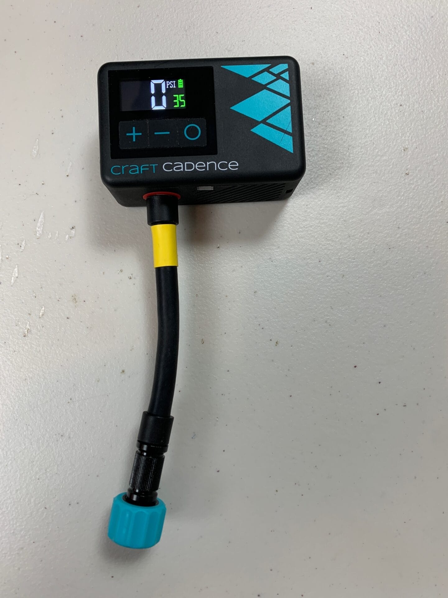 E-Mini Pump with hose installed