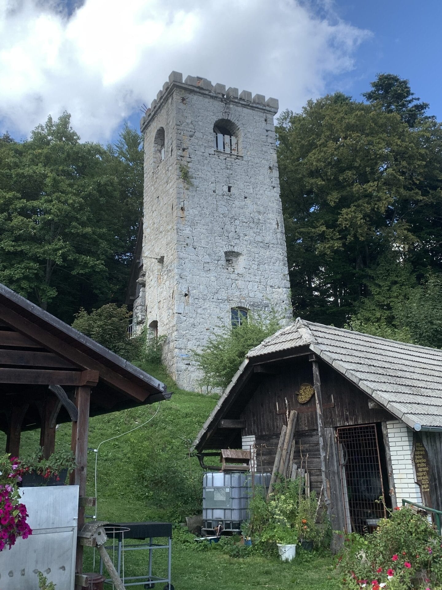 Mirna Gora Church watchtower