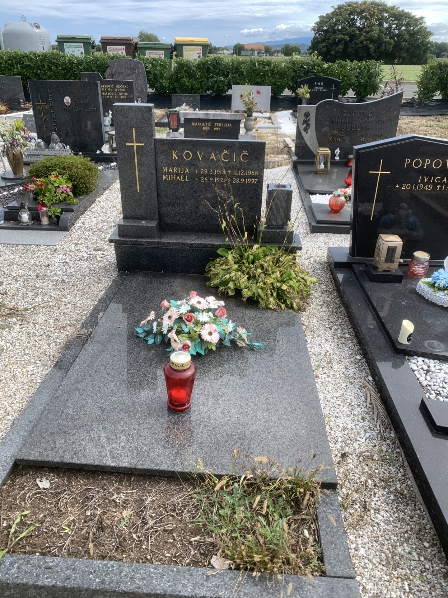 Potential family gravestone