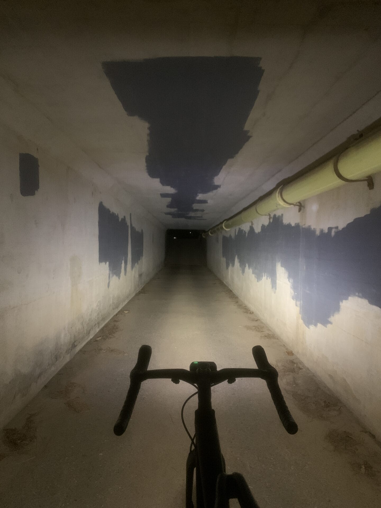 Outbound Lighting Trail Evo In tunnel on Low.