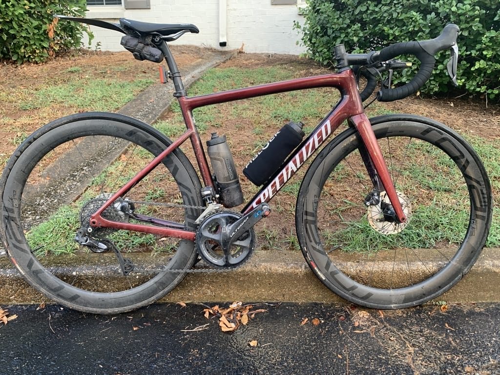 post rain ride with silca seat roll and mud flap