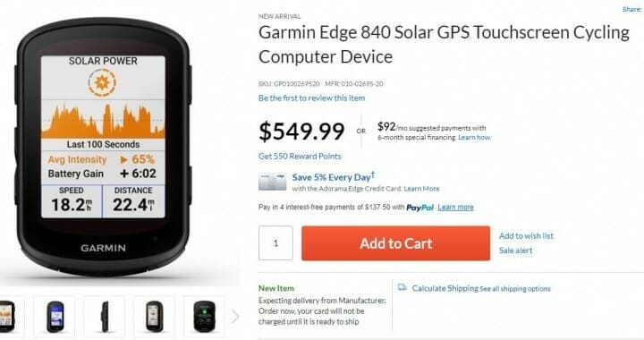 Garmin Edge 540 & 840 Solar Surprising Photos Leaked - JayLo Cycling