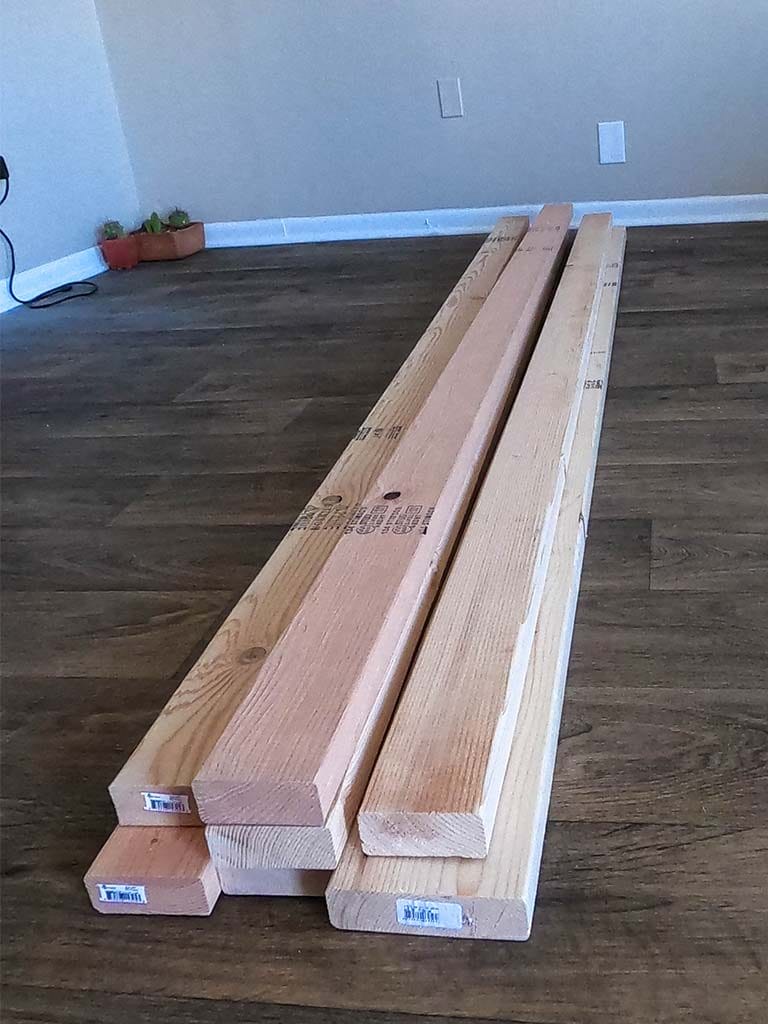 pile of lumber