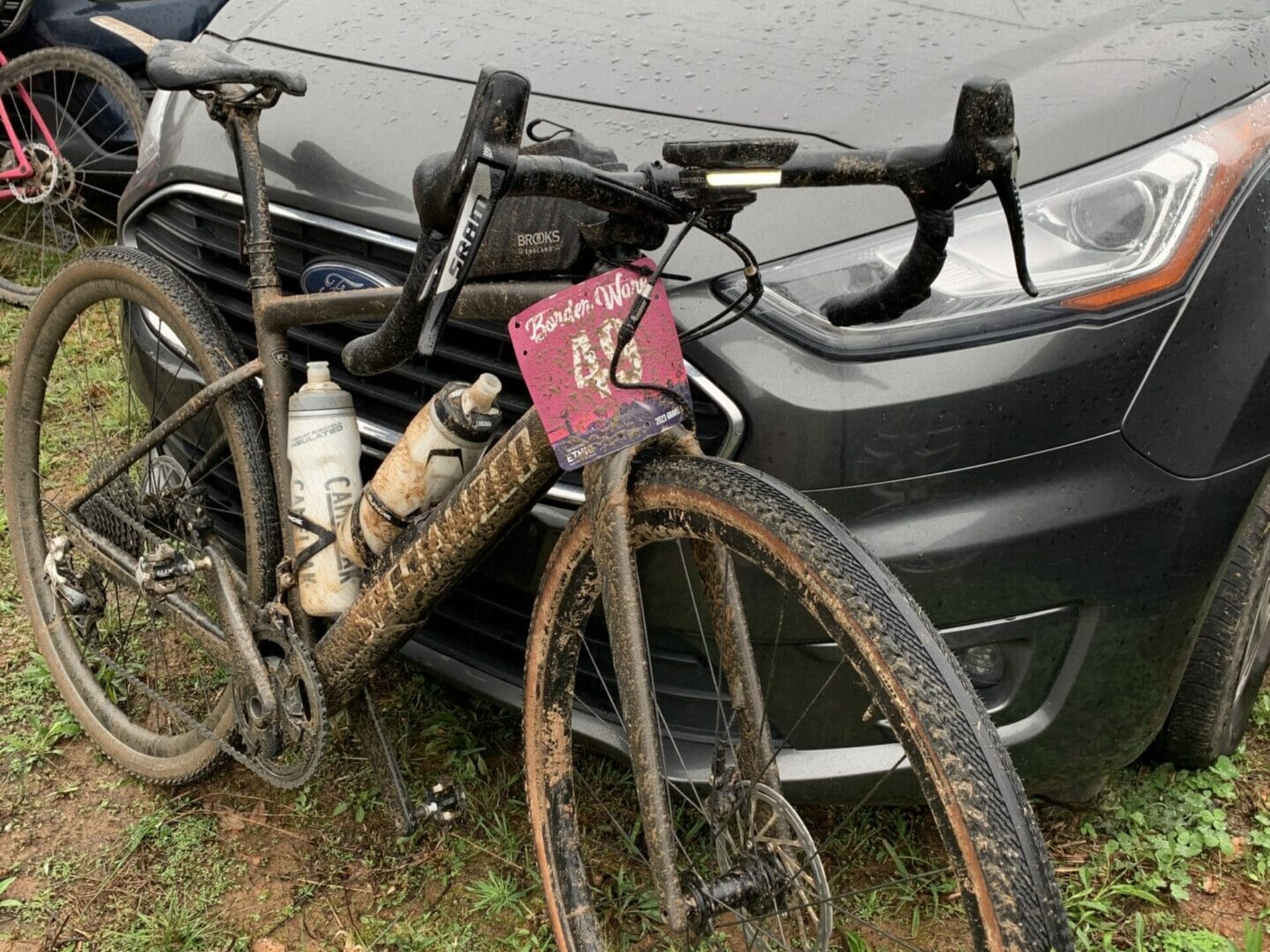 Dirty gravel bike post race