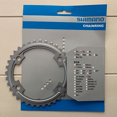 Shimano 105 36 tooth chainring