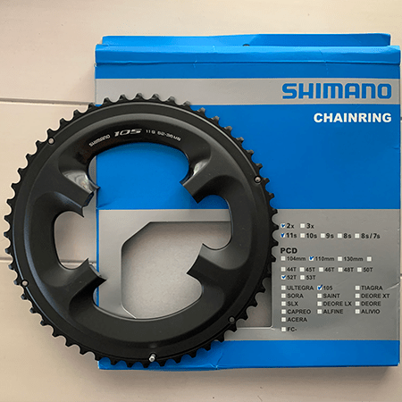 Shimano 105 52 tooth chain ring