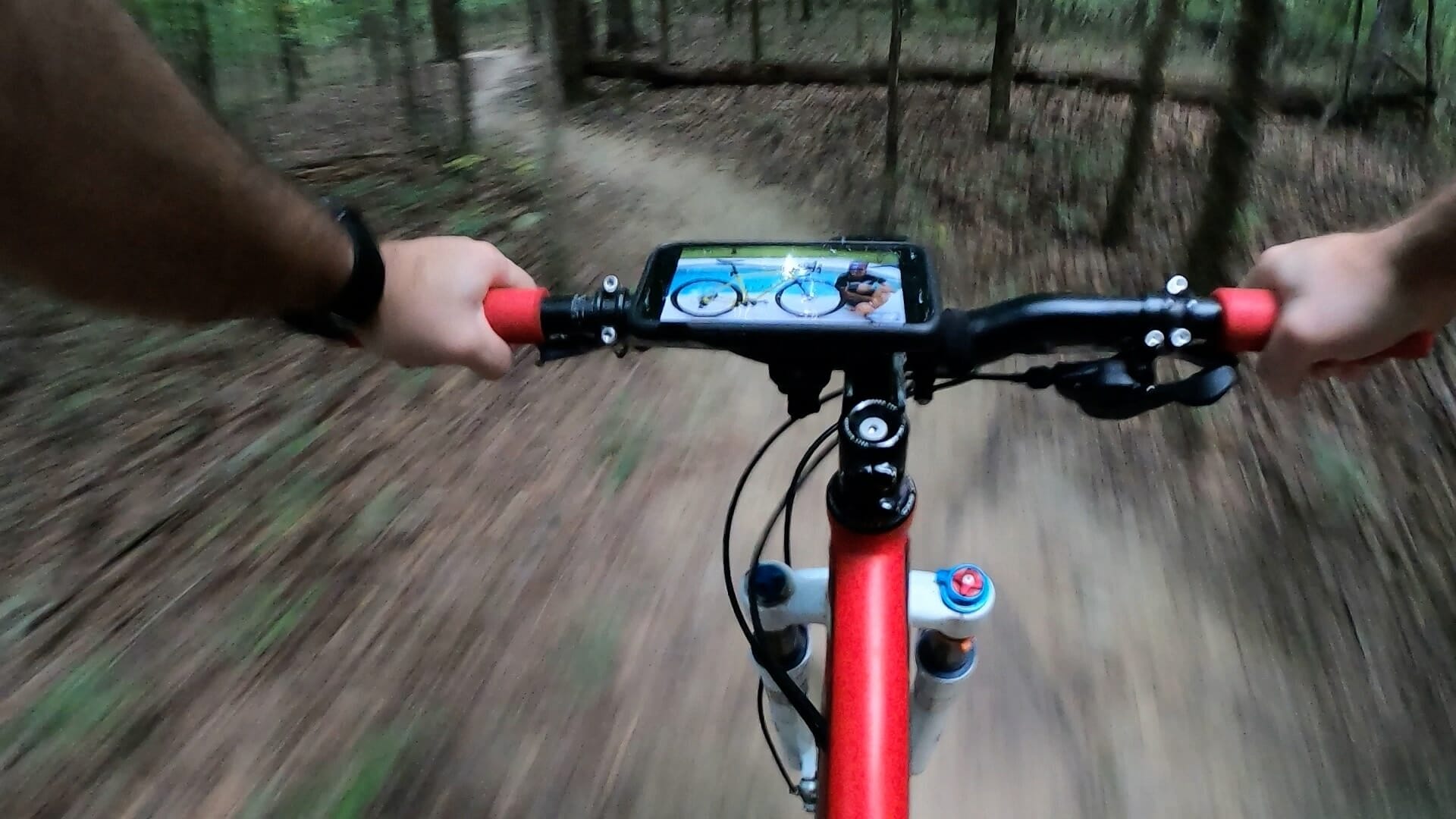 watching YouTube videos while riding the bike thanks to stride charge